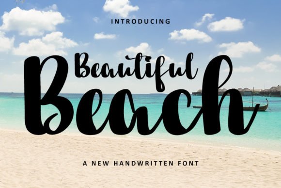 Beautiful Beach Font - Featured Image