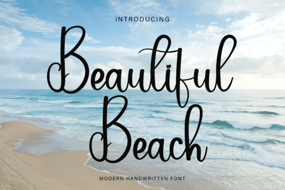 Beautiful Beach Font - Featured Image