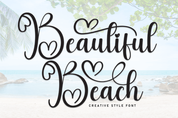 Beautiful Beach Font - Featured Image