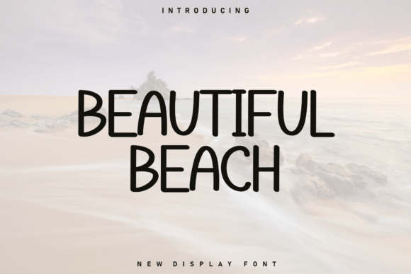 Beautiful Beach Font - Featured Image