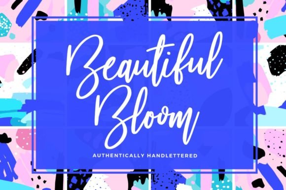 Beautiful Bloom Font - Featured Image