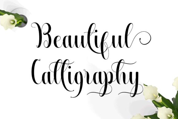 Beautiful Calligraphy Font - Featured Image