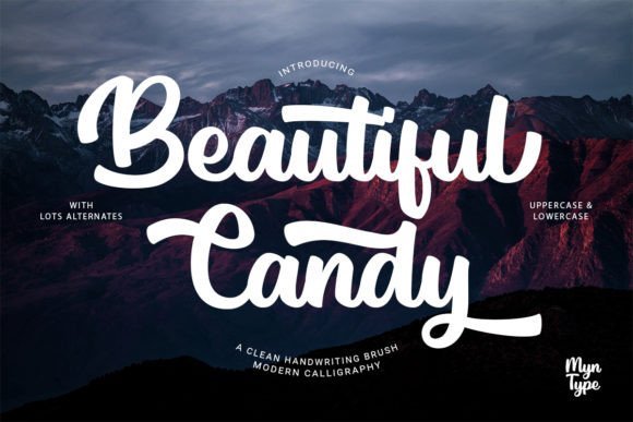 Beautiful Candy Font - Featured Image