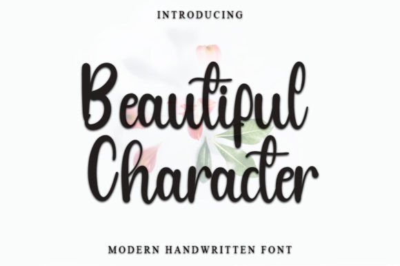 Beautiful Character Font - Featured Image