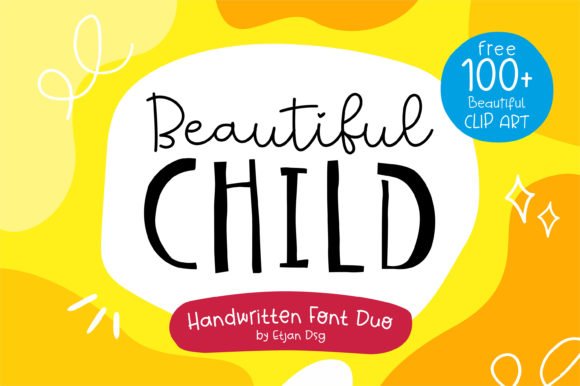 Beautiful Child Font - Featured Image