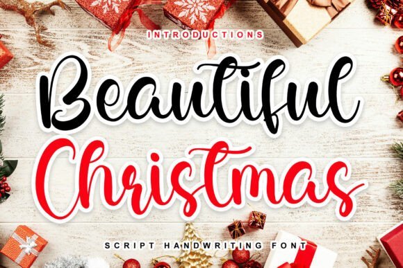 Beautiful Christmas Font - Featured Image