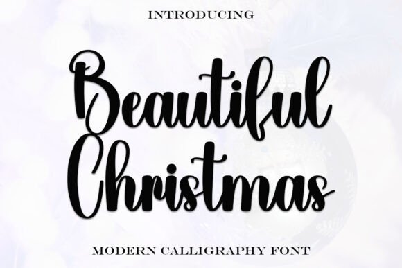 Beautiful Christmas Font - Featured Image