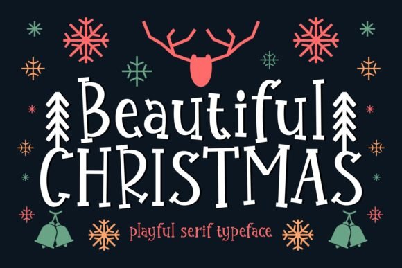 Beautiful Christmas Font - Featured Image
