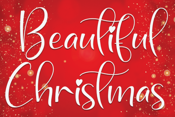 Beautiful Christmas Font - Featured Image