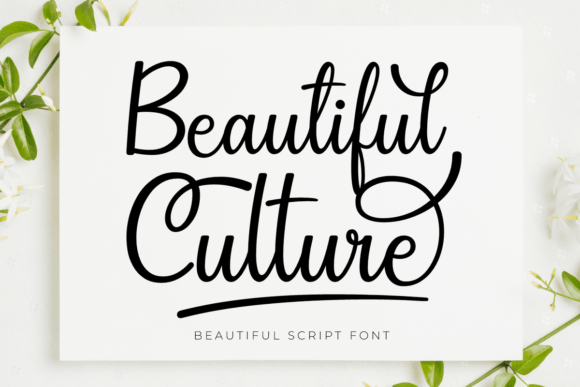 Beautiful Culture Font - Featured Image