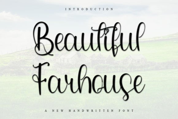 Beautiful Farmhouse Font - Featured Image