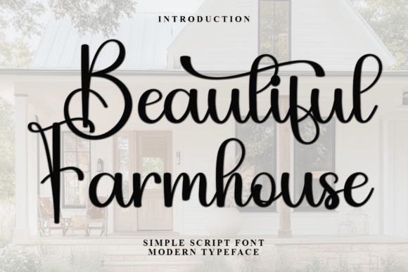 Beautiful Farmhouse Font - Featured Image
