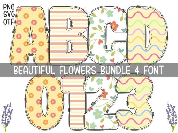 Beautiful Flowers Font - Featured Image