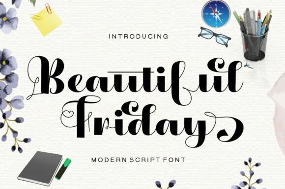 Beautiful Friday Font - Featured Image
