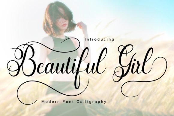 Beautiful Girl Font - Featured Image
