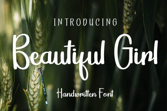 Beautiful Girl Font - Featured Image