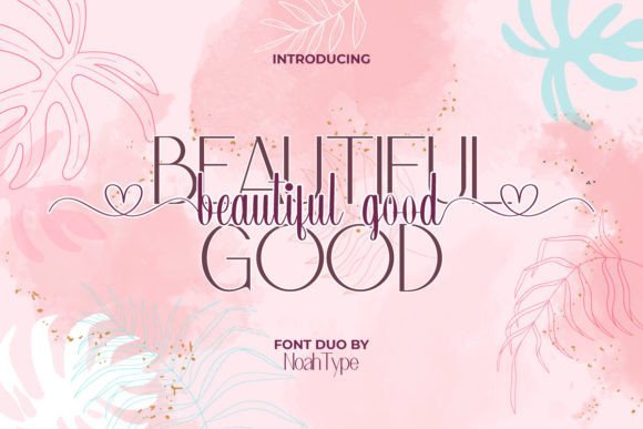 Beautiful Good Duo Font - Featured Image