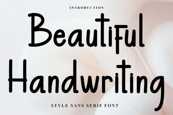Beautiful Handwriting Font - Featured Image