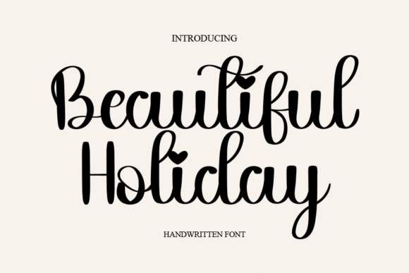 Beautiful Holiday Font - Featured Image