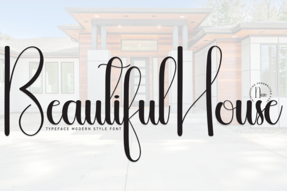 Beautiful House Font - Featured Image