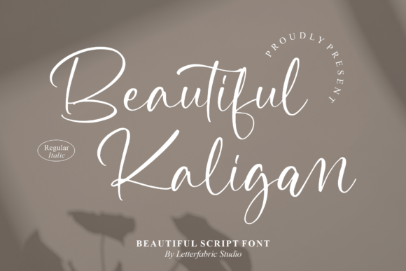 Beautiful Kaligan Font - Featured Image