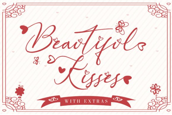 Beautiful Kisses Font - Featured Image