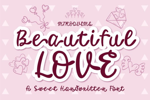 Beautiful Love Font - Featured Image