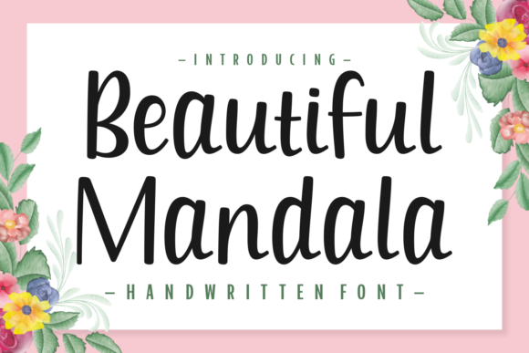 Beautiful Mandala Font - Featured Image