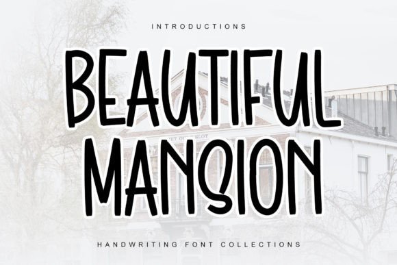 Beautiful Mansion Font - Featured Image