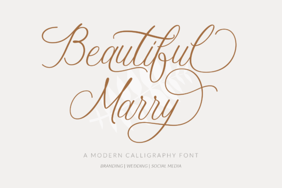 Beautiful Marry Font - Featured Image