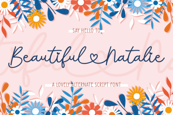Beautiful Natalie Font - Featured Image