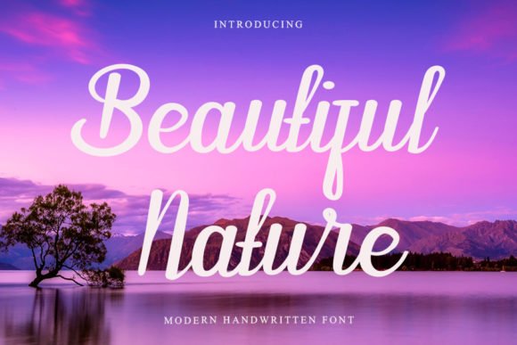 Beautiful Nature Font - Featured Image