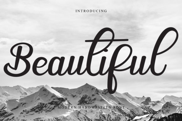 Beautiful Nature Font - Featured Image