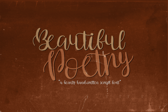 Beautiful Poetry Font - Featured Image