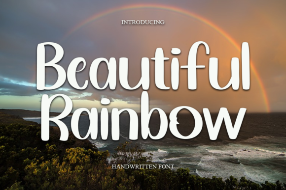 Beautiful Rainbow Font - Featured Image