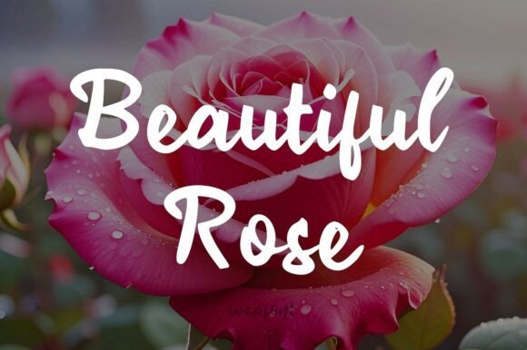 Beautiful Rose Font - Featured Image