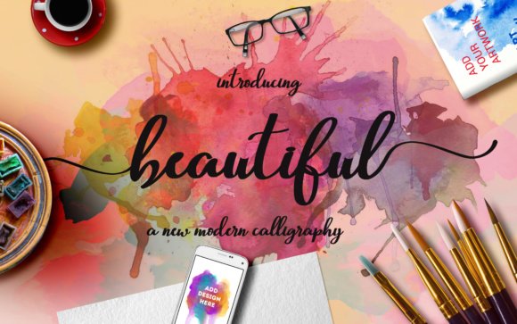 Beautiful Script Font - Featured Image