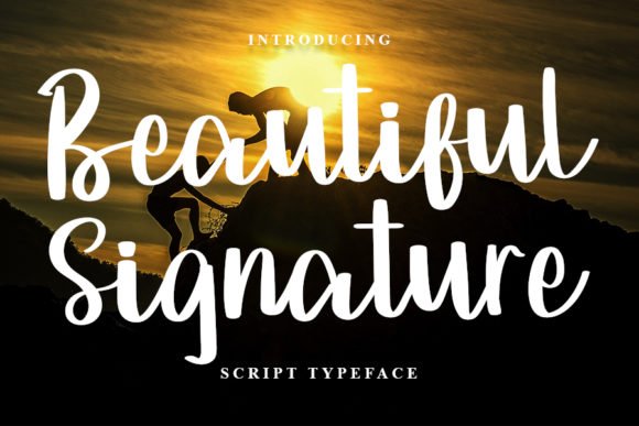 Beautiful Signature Font - Featured Image