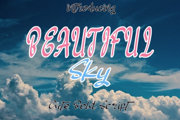 Beautiful Sky Font - Featured Image