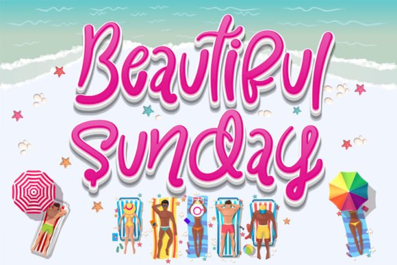 Beautiful Sunday Font - Featured Image