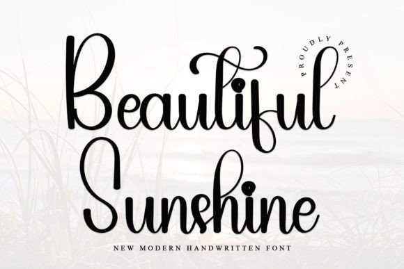 Beautiful Sunshine Font - Featured Image