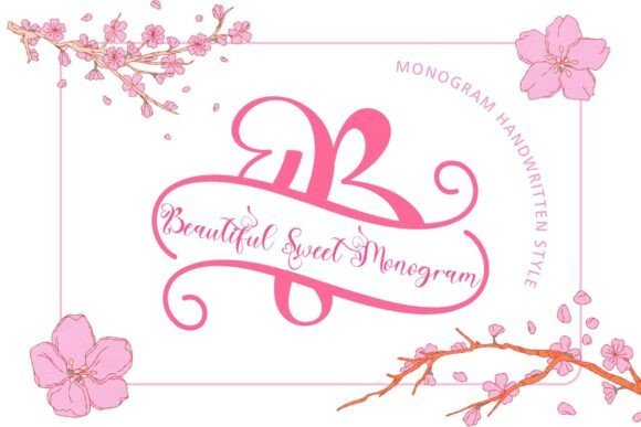 Beautiful Sweet Monogram Font - Featured Image