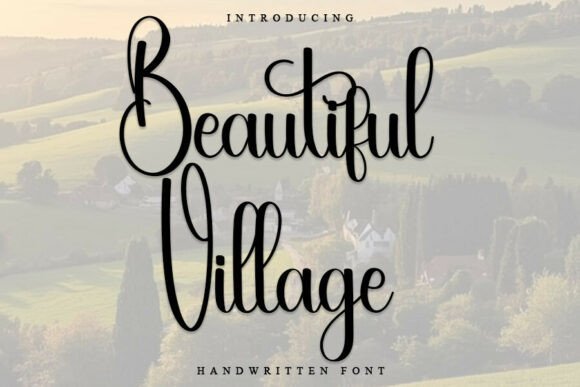 Beautiful Village Font - Featured Image