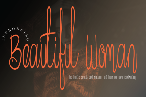 Beautiful Woman Font - Featured Image