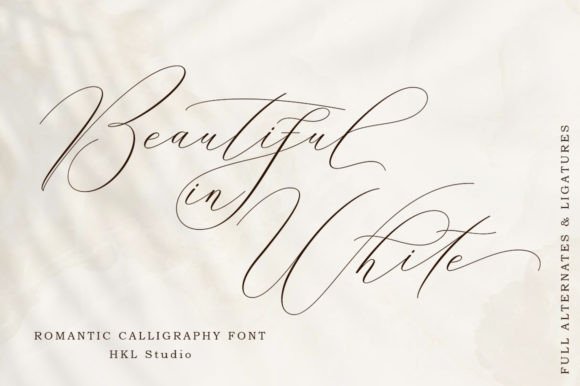Beautiful in White Font - Featured Image