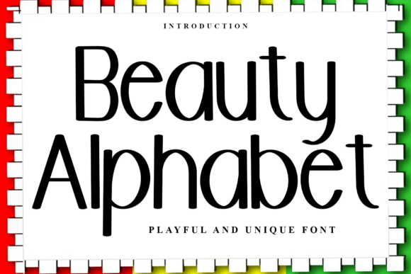 Beauty Alphabet Font - Featured Image