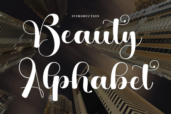 Beauty Alphabet Font - Featured Image