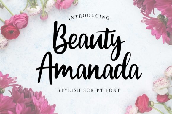 Beauty Amanda Font - Featured Image