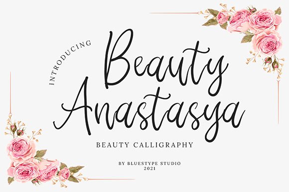 Beauty Anastasya Font - Featured Image