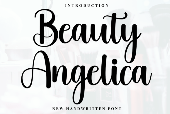 Beauty Angelica Font - Featured Image